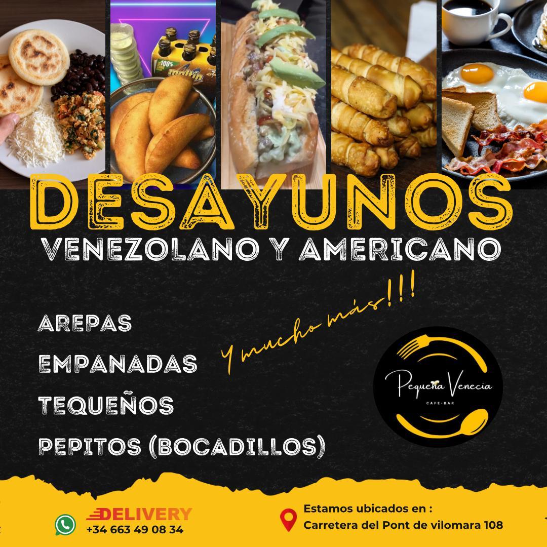 Desayuno Venezolano Pequeña Venecia