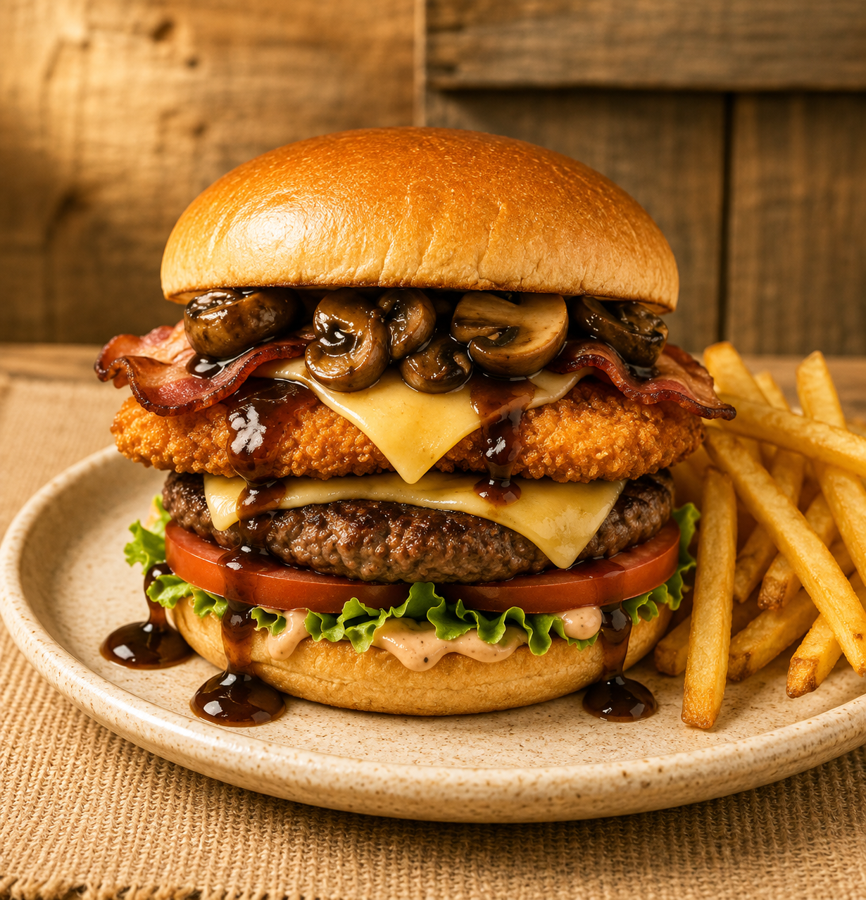 Hamburguesa Pequeña Venecia